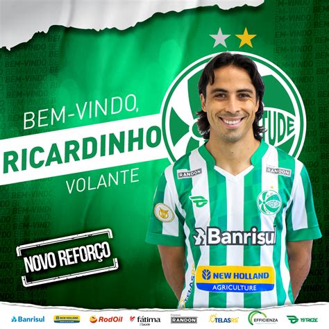 Juventude anuncia a contratação do volante Ricardinho até o final de