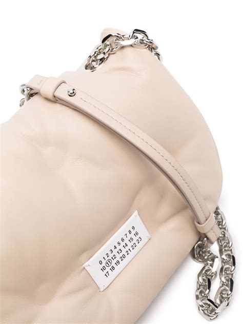 Maison Margiela Mini Glam Slam Flap Shoulder Bag Neutrals Farfetch Uk