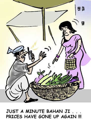 inflation in India By shyamjagota | Business Cartoon | TOONPOOL