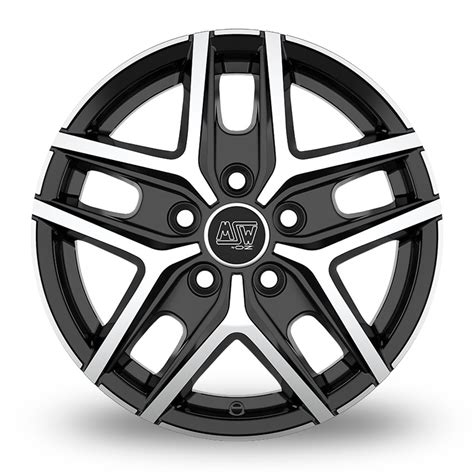 MSW By OZ 40 Van Black Polished 16 Alloy Wheels Wheelbase