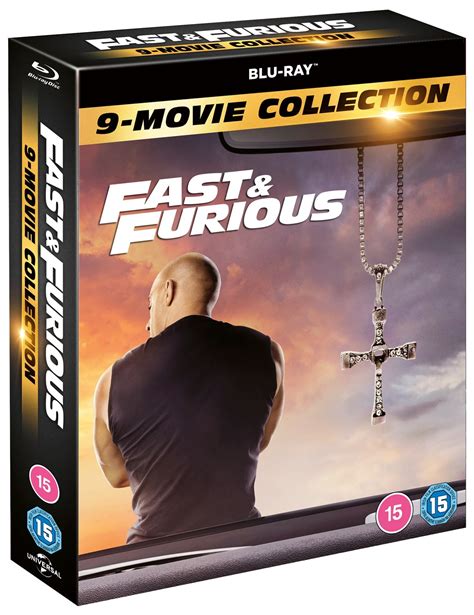 Fast Furious 9 Movie Collection Blu Ray Box Set Free Shipping