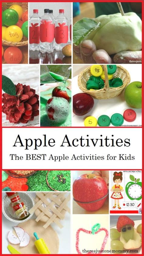 Apple Activities for Kids | There's Just One Mommy