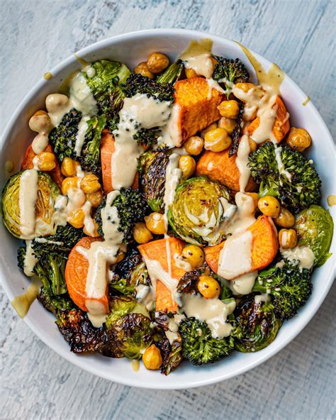 Roasted Chickpea Veggie Bowl Best Of Vegan Salad