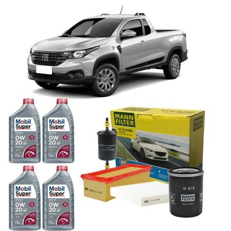 Kit Troca Leo W Fiat Strada V Flex Em Diante Mann