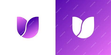 Premium Vector | U letter colorful logo gradient vector