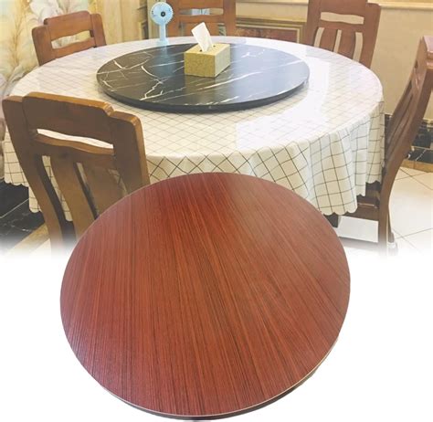 Lazy Susan Drehplatte Aus Holz Gro Er Runder Tische Drehscheibe Cm