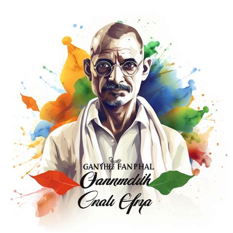 Premium AI Image | Gandhi Jayanti Day celebration