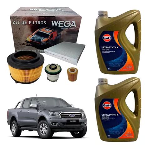 Kit Filtros Y Aceite Gulf W Ford Ranger Tdci