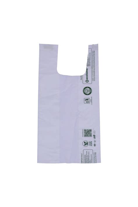 Handle Type U Cut Corn Starch Biodegradable Bag Holding Capacity 2