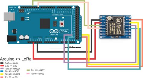 Wiring Of Lora Long Range Radio Module With Arduino Off