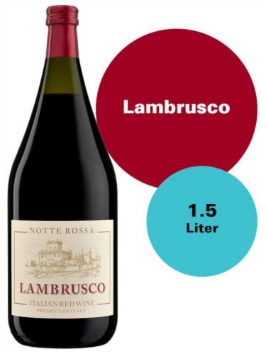 Notte Rossa Lambrusco Italian Red Wine L Fred Meyer