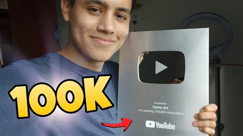 Abriendo Mi Placa De Los 100k😱 Unboxing Youtube