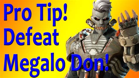 Pro Tip To Defeat Megalo Don At Brutal Beachhead In Fortnite Easy And