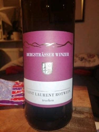 Bergstr Sser Winzer Saint Laurent Trocken Vivino Us