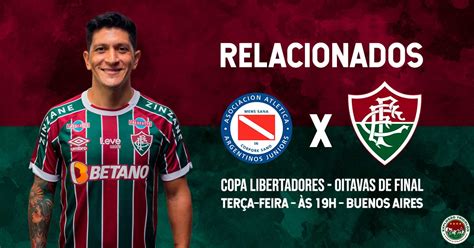 De Forma Oficial Fluminense Divulga Lista De Relacionados Para O Duelo