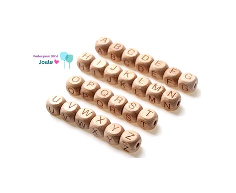 Perle Alphabet En Bois Joale