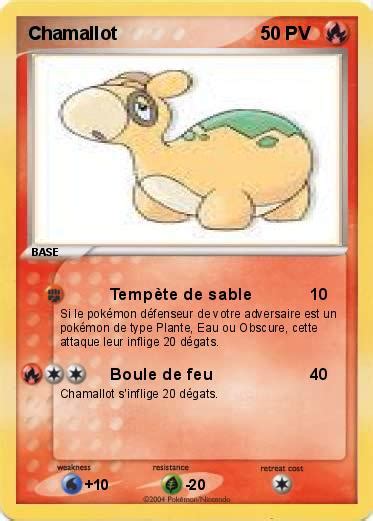 Pokémon Chamallot 5 5 Tempète de sable Ma carte Pokémon