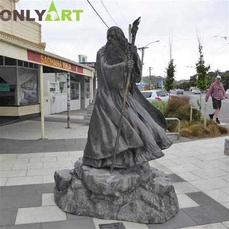 Garden Gandalf Bronze Statue For Sale Onlyart Sculpture Coltd