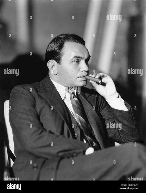 EDWARD G ROBINSON US film actor Stock Photo - Alamy