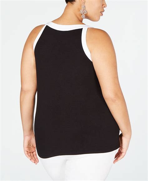 Inc International Concepts Inc Plus Size Colorblocked Tank Top Created