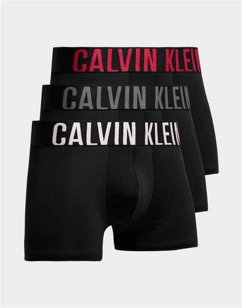 Black Calvin Klein Underwear 3 Pack Trunks Jd Sports