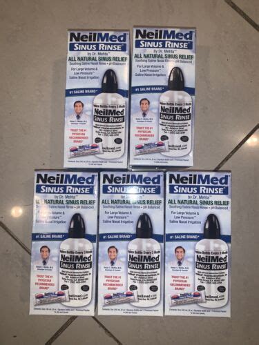 Neilmed Sinus Rinse Boxes Bottles Oz Packets Expiration Ebay