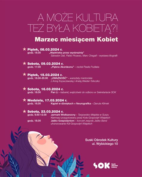 Marzec Miesi Cem Kobiet Suski O Rodek Kultury