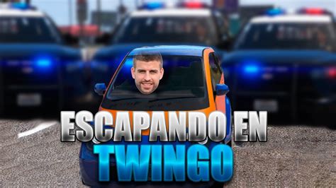 PIQUE Con Un TWINGO ESCAPANDO De La POLICIA En GTA ROLEPLAY Xd YouTube