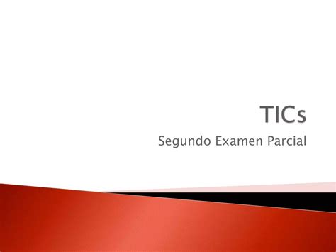 Segundo Examen Parcial Ppt Descarga Gratuita