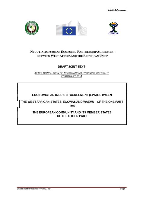 Economic General Partnership Agreement