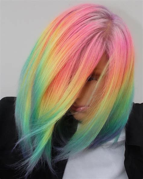 30 Bright Rainbow Colored Hairstyles By Russian Artist Snezhana Vinnichenko Artofit