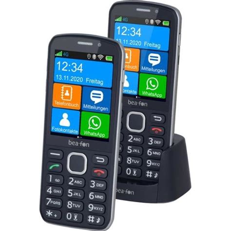 Téléphone portable tactile senior Beafon SL860 Cdiscount Téléphonie