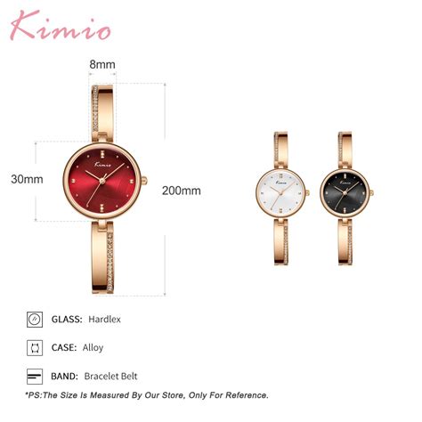 Kimio Vrouwen Horloges Luxe Strass Rose Goud Dames Grandado