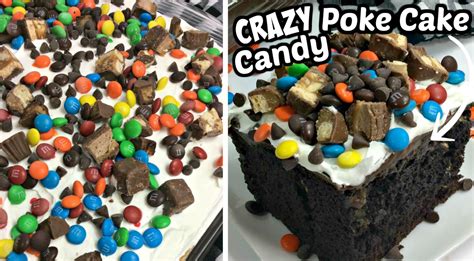 Crazy Candy Bar Poke Cake Kitchen Fun With My 3 Sons