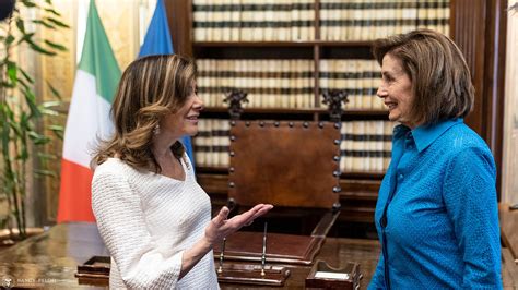 Nancy Pelosi On Twitter Together The Us Congress And The Italian