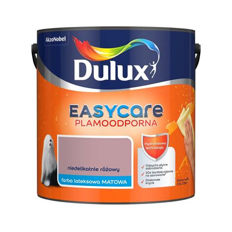 Farba Dulux Easycare Niedelikatnie różowy 2 5 l Farby ścienne