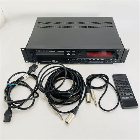 【目立った傷や汚れなし】【a4374】美品 動作品 Tascam タスカム Cd Rw900mk2 Cdレコーダー・プレーヤー Cd