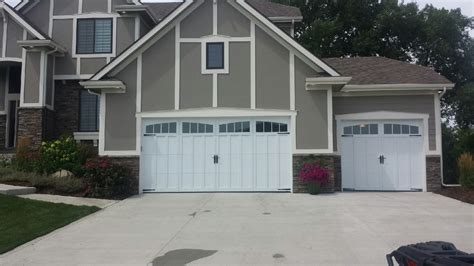 Traditional Garage Doors Farmhouse Garage Cedar Rapids By