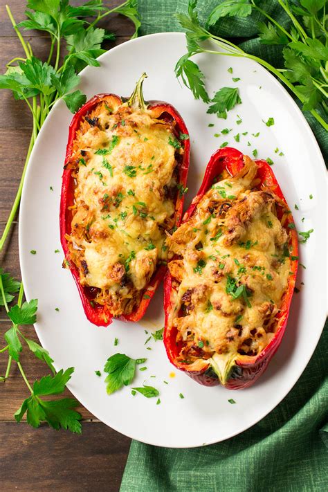 Chipotle Chicken Stuffed Peppers Recipe Chili Pepper Madness