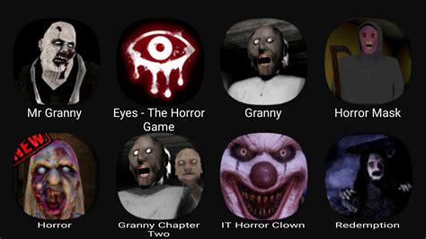 Mr Granny Eyes The Horror Game Granny Horror Mask Horror Granny