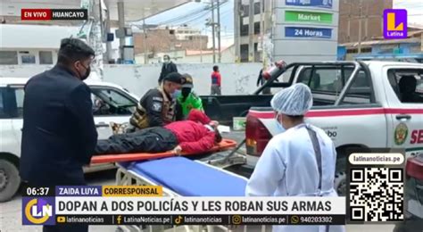 Dos policías fueron dopados por mujeres les roban sus armas y