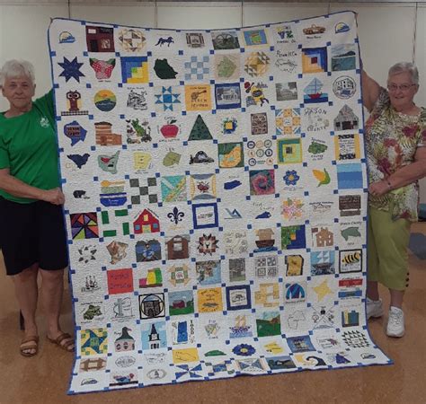 Kentucky Extension Homemakers Association Made A Census Quilt With A