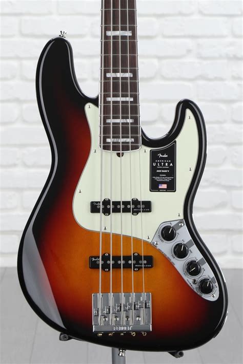 Fender American Ultra Jazz Bass V With Rosewood Fingerboard Ultraburst Artofit