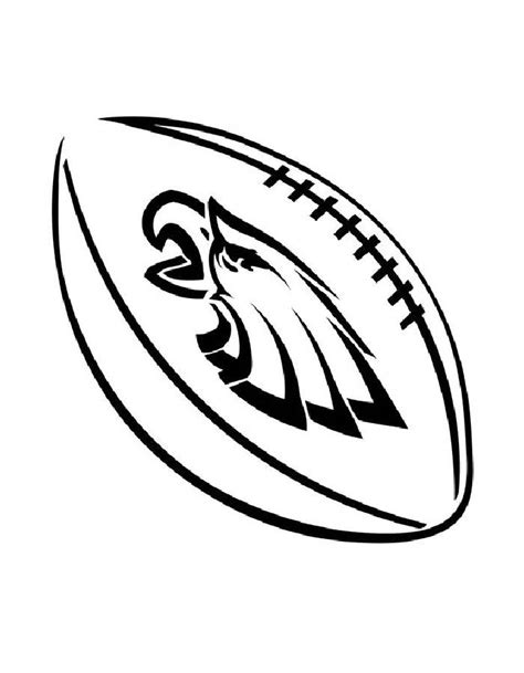 Philadelphia Eagles Coloring Pages Free Printable Pdf