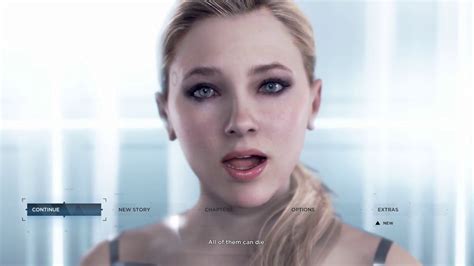 Detroit Become Human Main Menu Chloe Wait Are You Sure You