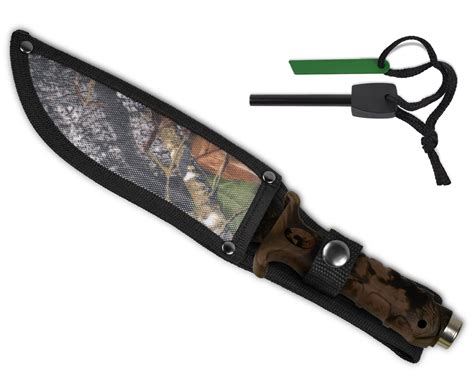 Yes4All Camping Knife with Sheath & Fire Starter - Tactical Knife H152B - Walmart.com