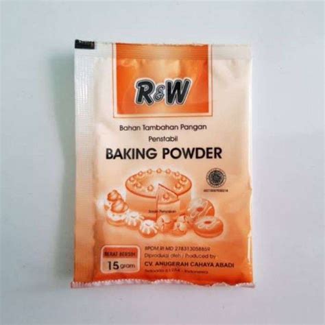 Jual Baking Powder Bahan Pengembang Penstabil Kue R W Cake Stabilizer