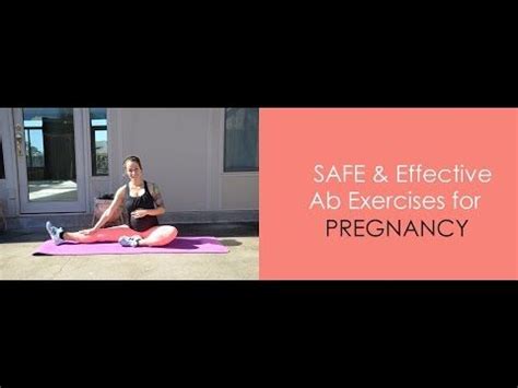 Safe Effective Abdominal Exercises For Every Trimester During