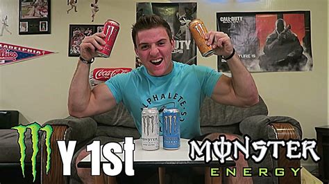 Drinking Monster Energy Drink For The First Time Youtube