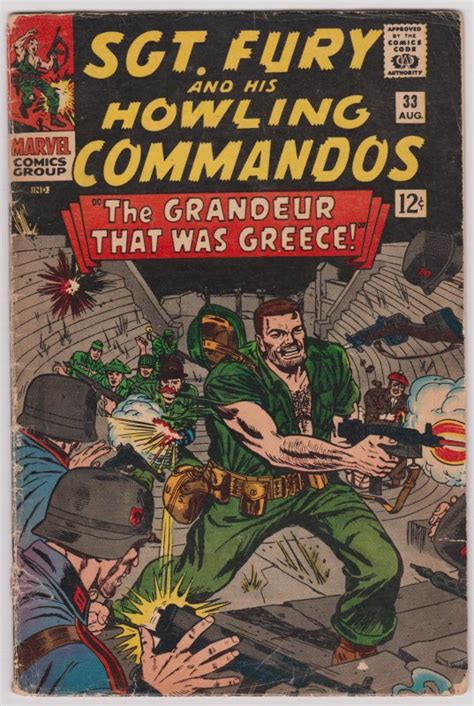 Sgt Fury His Howling Commandos 33 G Comic Books Silver Age